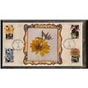 Image 1 : Pressed Flower Art FDC 1992.