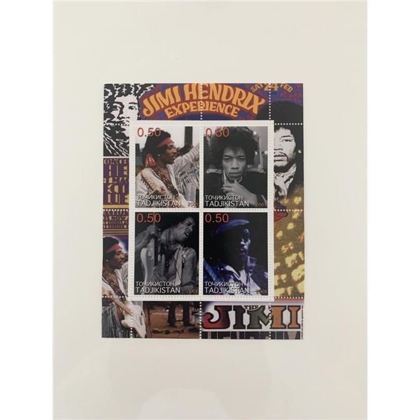 Jimi Hendrix Experience Commemorative Souvenir Stamp Set