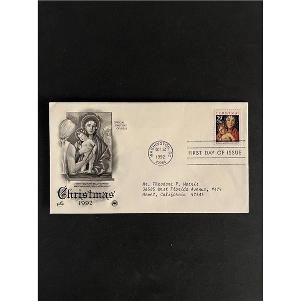 Christmas First Day Cover