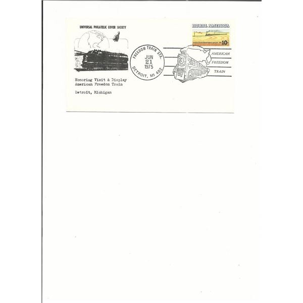 Detroit, MI - American Freedom Train - First Day Cover - 1975