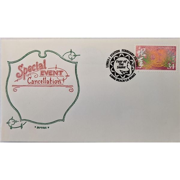 Special Event Cancellation First Day Cover