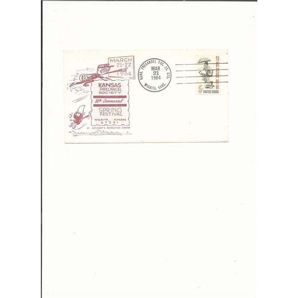 Kansas Precancel Society 11th Annual Spring Festival - Show Cover - 1964