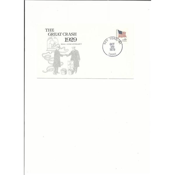The Great Crash 1929 50th Anniversary - First Day Cover - 1979 - New York