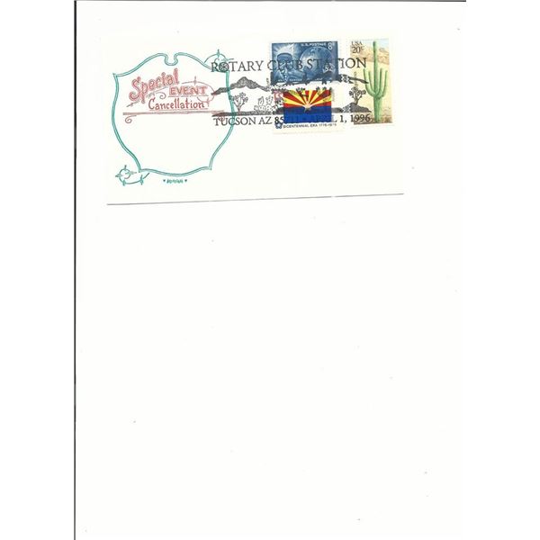Tucson, AZ. - First Day Cover - Rotary Club Station - 1996
