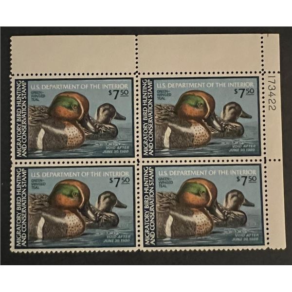 US duck plate block