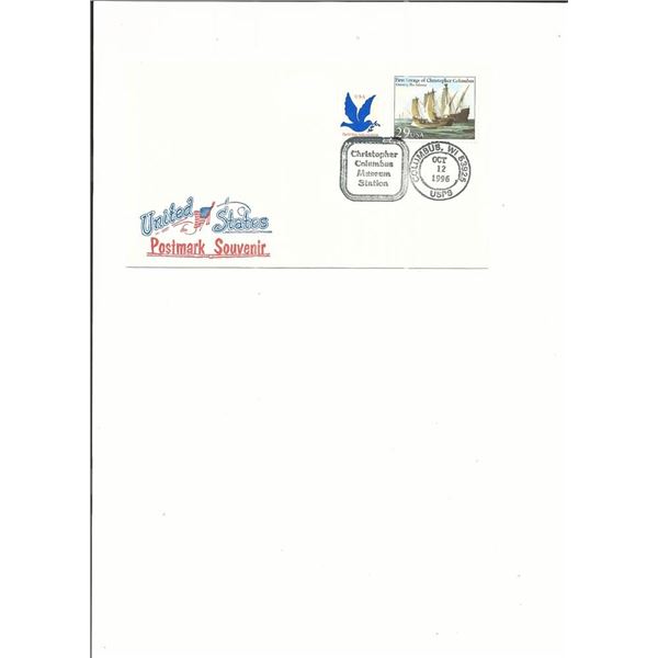 Christopher Columbus Museum Station - First Day Cover - Columbus, WI - 1996