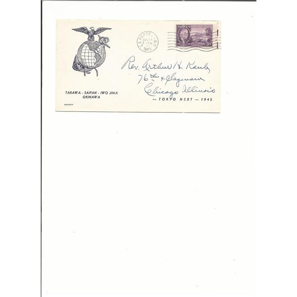 La Porte, Indiana - First Day Cover - 1945