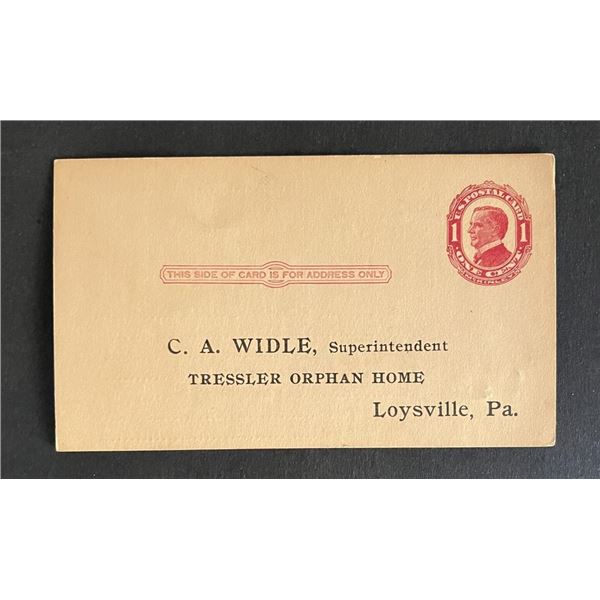 United States 1900s post card