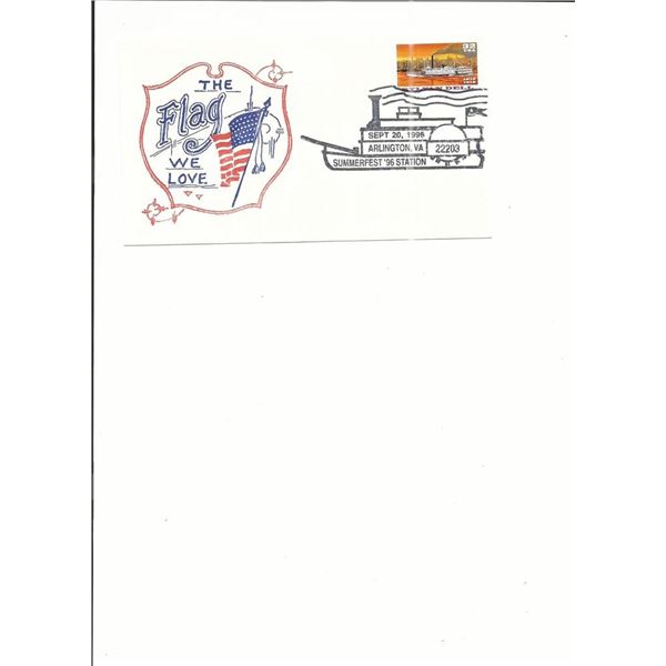 Summerfest '96 Station - First Day Cover - Arlington, VA. - 1996