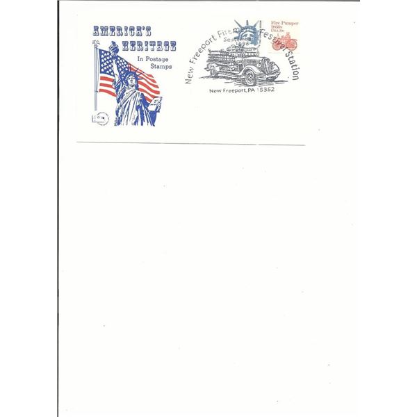 New Freeport Firemen's Festival Station - First Day Cover - PA. - 1996