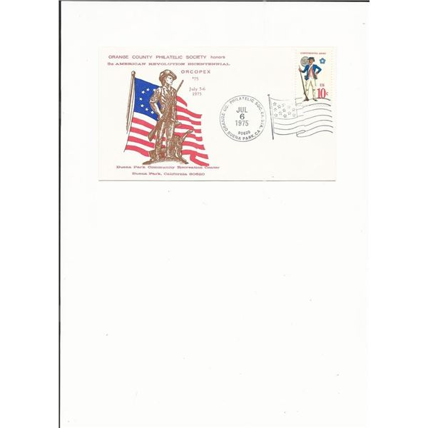 American Revolution Bicentennial - Show Cover - Orcopex - Buena Park, CA. 1975