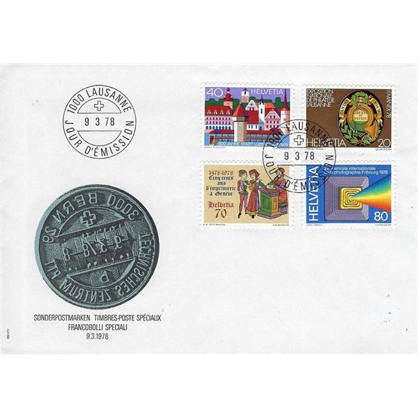 Swiss - First Day Cover - 1978