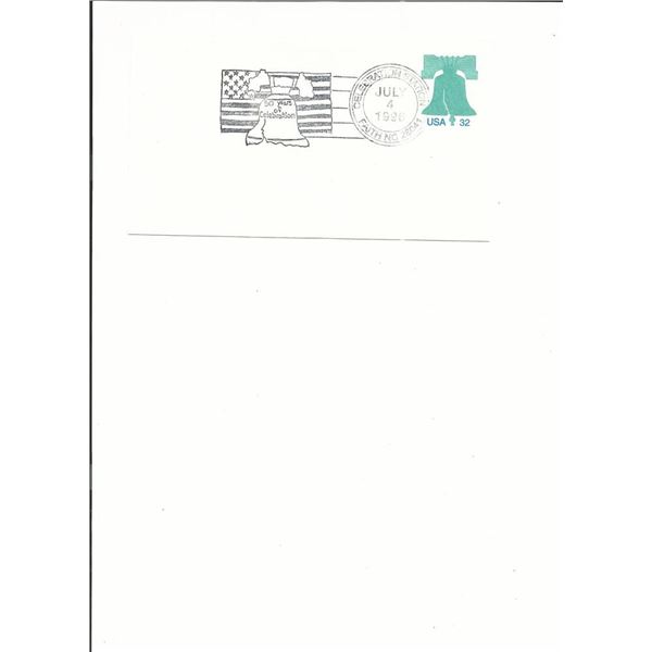 Faith, NC. - First Day Cover - 4th of July 1996