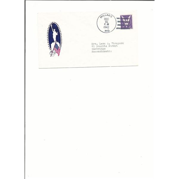 Millard, MO - First Day Cover - 1942