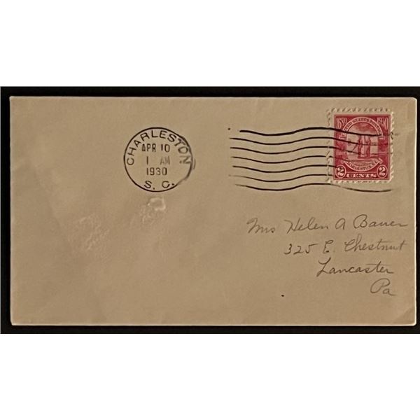 1930 Charleston South Carolina First Day Cover