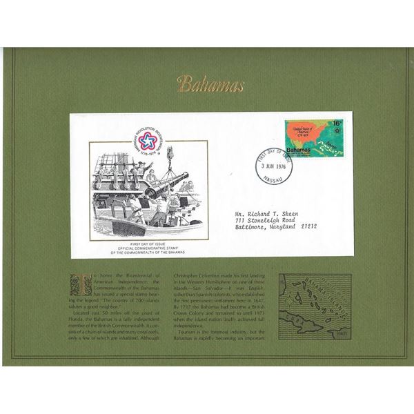 Bahamas - American Bicentennial Commemorative FDC
