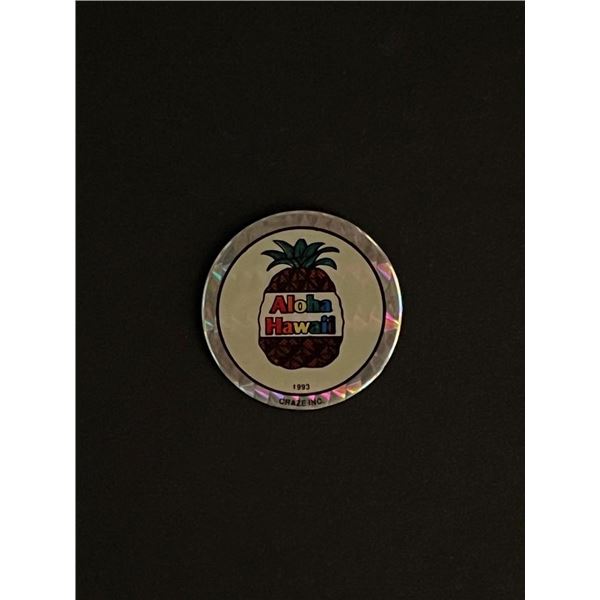 Vintage 1990s POGs Game Cap Aloha Hawaii Pineapple