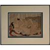 Image 1 : Vintage Nude Art Print Matted
