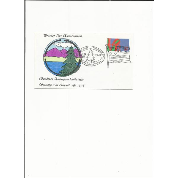 Protect Our Environment - First Day Cover - Fullerton, CA -  1973