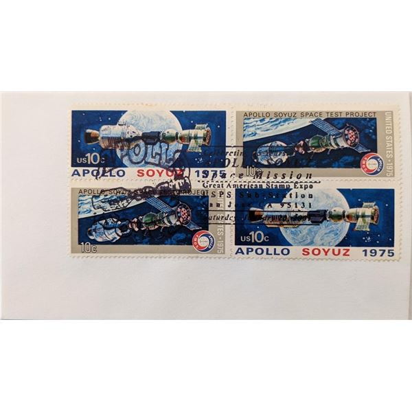 25th Anniversary Apollo Soyuz First Day Cover