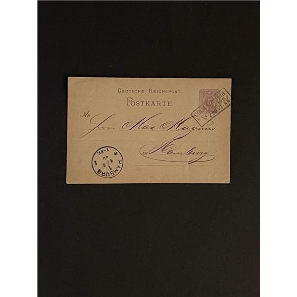 1880 Germany Stamped Card