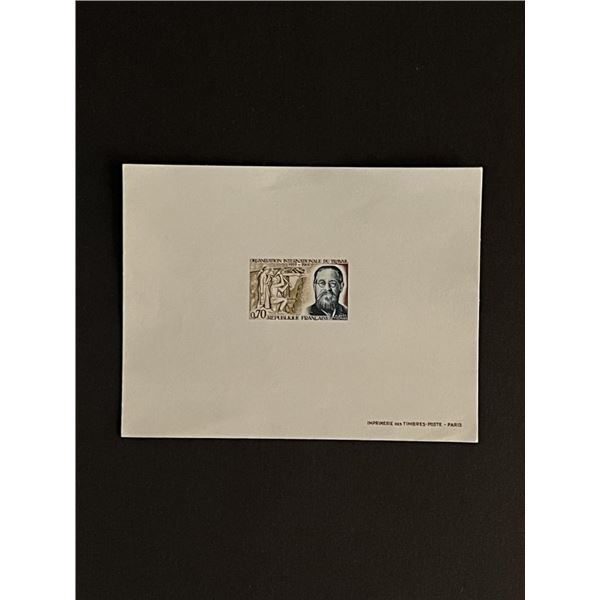 Vintage France Stamped Card