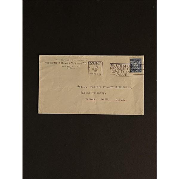 1939 Australian First Day Cover