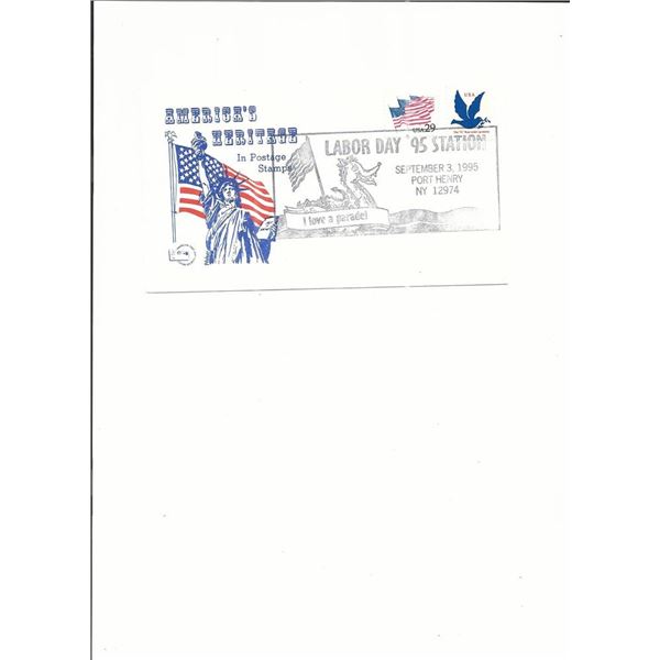Labor Day '95 Station - First Day Cover - Port Henry, N.Y.