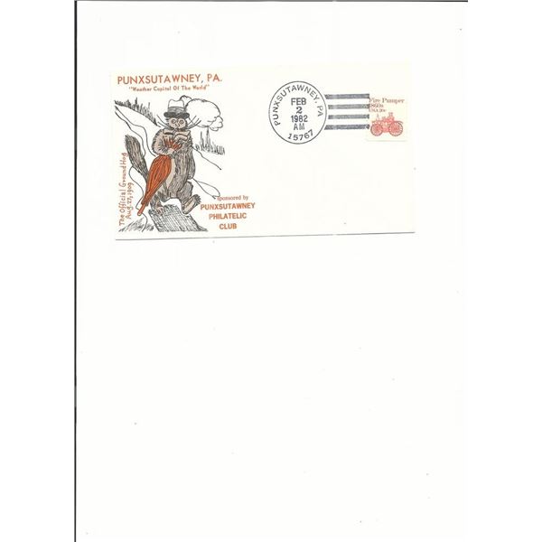 Punxsutawney, PA - First Day Cover - 1982