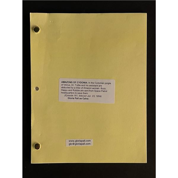 1954 Space Patrol Episode 161 Script
