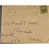 Image 1 : 1925 stamped Hamilton, Bermuda handwritten envelope.