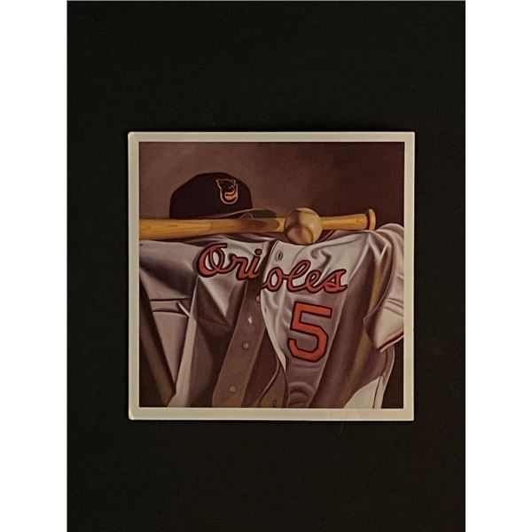 MLB Baltimore Orioles Brooks Robinson Lithograph Reprint on Card