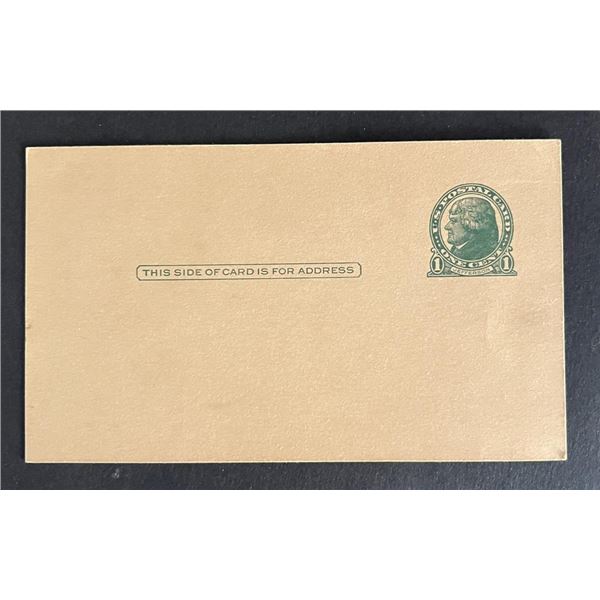 United States 1900s post card