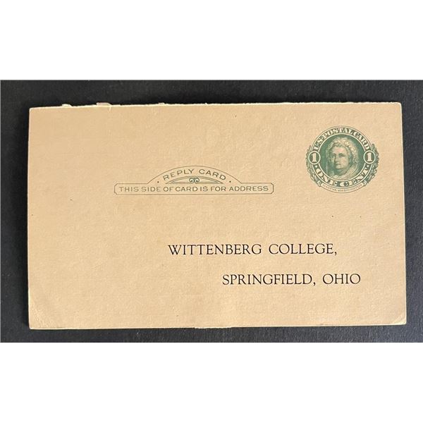 United States early 1900s post card