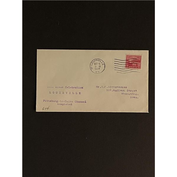 1929 Louisville Kentucky First Day Cover