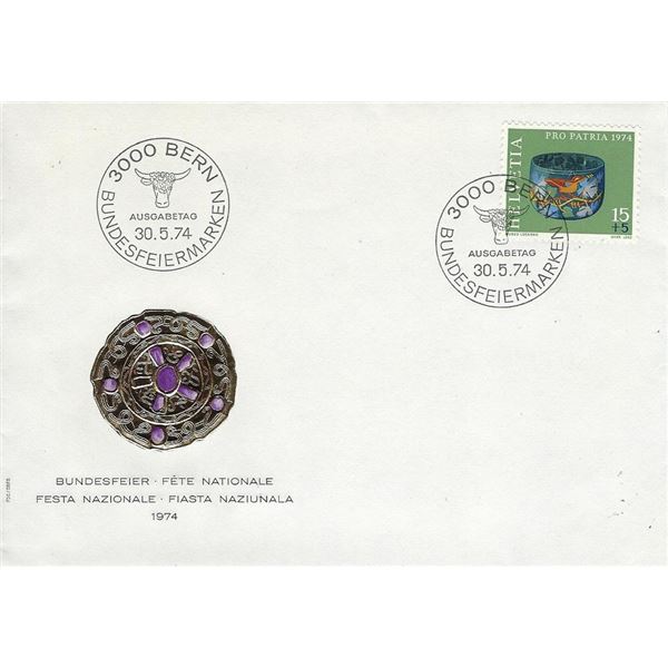 Swiss - First Day Cover - 1974