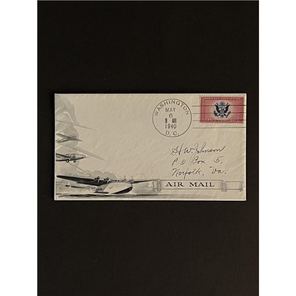 1940 Washington DC Airmail First Day Cover