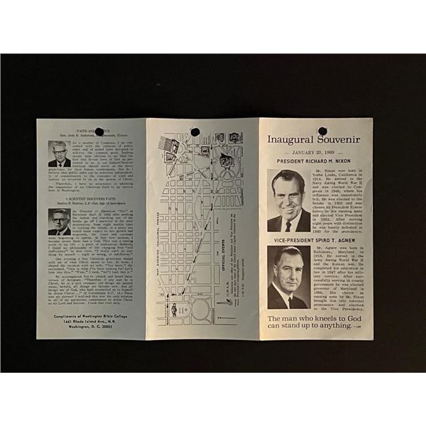 1969 Inaugural Souvenir Washington Bible College Brochure