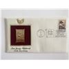 Image 1 : New Jersey Statehood 200th Anniversary Gold Stamp Replica First Day Cover