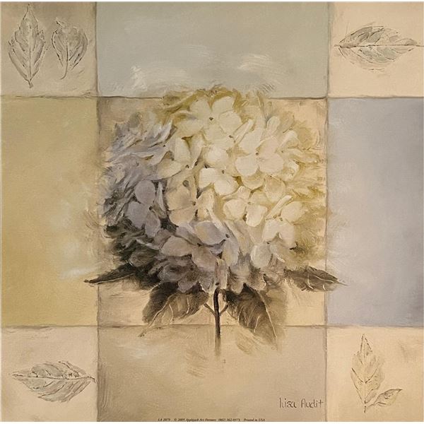 Vintage Hydrangea Floral Art Print