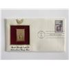 Image 1 : World Stamp Expo '89 International Stamp Show Gold Stamp Replica First Day Cover