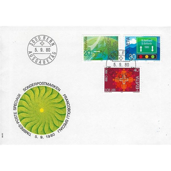 Swiss - First Day Cover - 1980