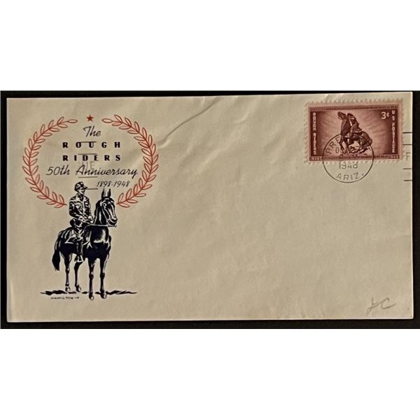 1948 The Rough Riders Arizona First Day Cover