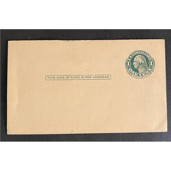 United States 1900s post card