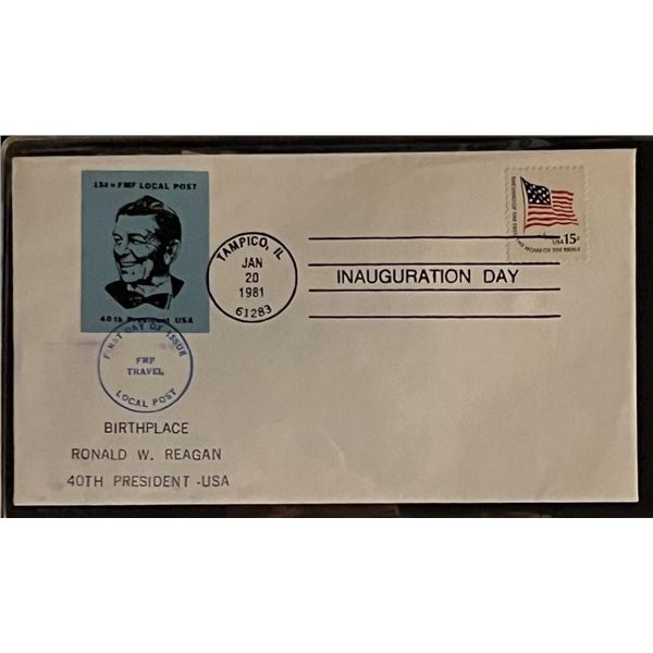 1981 President Ronald Reagan Inauguration Day First Day Cover
