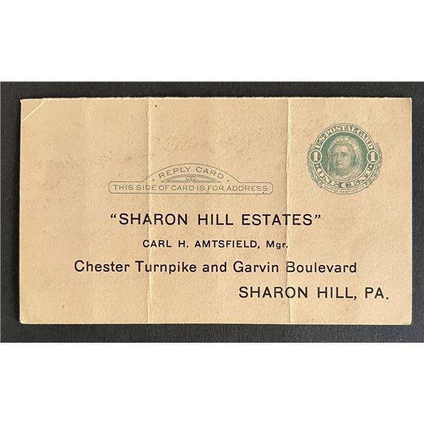 United States 1900s post card