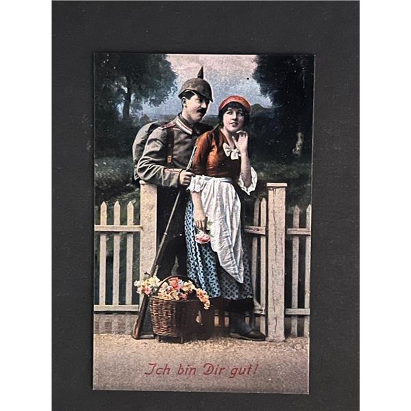 1914 Handwritten Stamped German Postcard