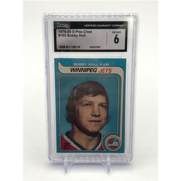 1979-80 OPC BOBBY HULL TRADING CARD - CGC GRADE 6