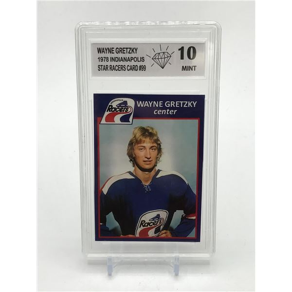1978 INDIANAPOLIS STAR RACERS CARD #99 WAYNE GRETZKY - GRADE 10