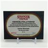 Image 2 : TOPPS NETFLIX STRANGER THINGS COMMEMORATIVE PIN TRADING CARD